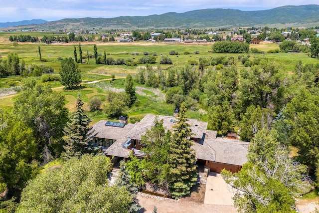 4445 N Millrace Rd, Oakley, UT 84055 - aerial view of property and surrounding area with a mountain backdrop