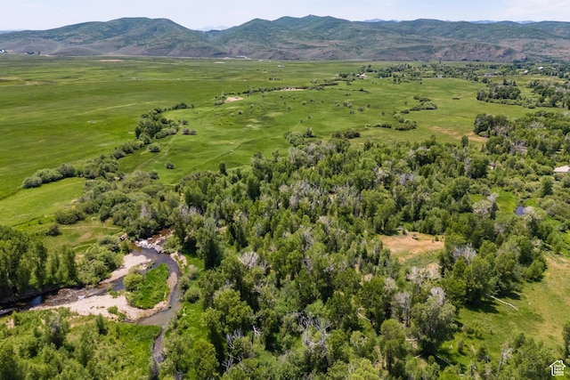 4445 N Millrace Rd, Oakley, UT 84055 - aerial overview of property's location featuring mountains