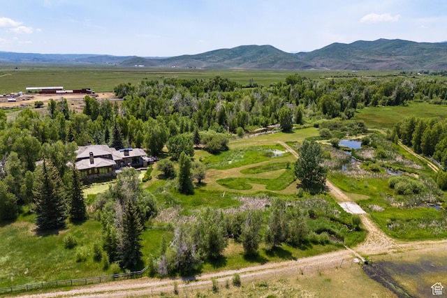 4445 N Millrace Rd, Oakley, UT 84055 - drone / aerial view of a mountainous background