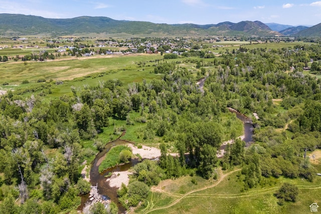 4445 N Millrace Rd, Oakley, UT 84055 - aerial overview of property's location featuring mountains