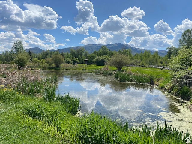4445 N Millrace Rd, Oakley, UT 84055 - water view with a mountain backdrop