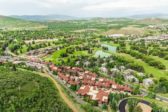 1825 Three Kings Dr Unit 703, Park City, UT 84060 - aerial perspective of suburban area featuring a water and mountain view