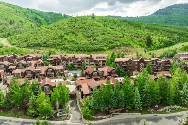 1825 Three Kings Dr Unit 703, Park City, UT 84060 - aerial view of a heavily wooded area and a mountainous background