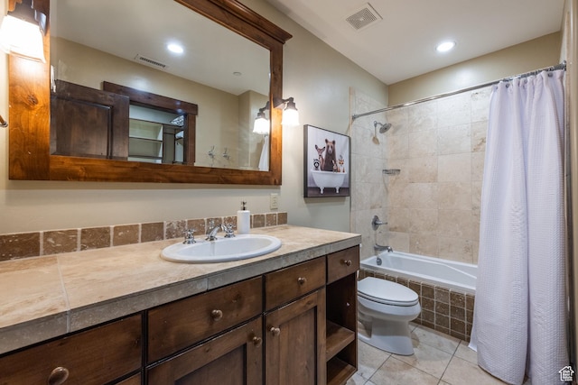 1825 Three Kings Dr Unit 703, Park City, UT 84060 - full bath featuring vanity, tiled shower / bath, tile patterned flooring, and recessed lighting