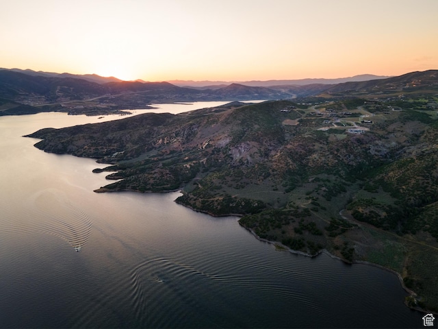 8988 N Sleeping Rock Cir, Kamas, UT 84036 - water view featuring a mountainous background