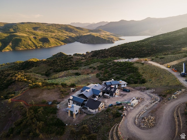 8988 N Sleeping Rock Cir, Kamas, UT 84036 - view of property location featuring a water and mountain view