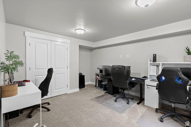 1235 N Valley Hills Blvd, Heber City, UT 84032 - office area featuring light colored carpet and baseboards