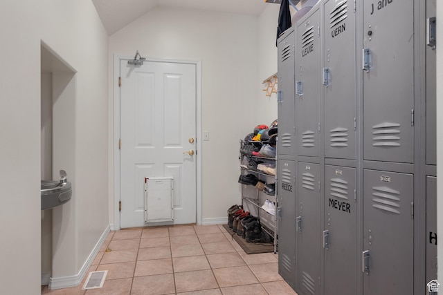 11508 S 5825 W, Payson, UT 84651 - hallway featuring light tile patterned floors and lofted ceiling