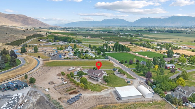 11508 S 5825 W, Payson, UT 84651 - aerial view of property and surrounding area featuring a mountainous background