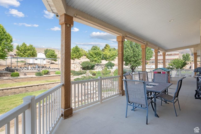 11508 S 5825 W, Payson, UT 84651 - view of patio / terrace featuring outdoor dining area