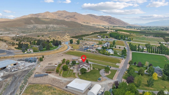 11508 S 5825 W, Payson, UT 84651 - aerial overview of property's location with a mountainous background