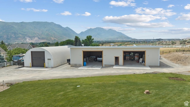 11508 S 5825 W, Payson, UT 84651 - detached garage with a mountain view