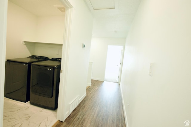 6669 W Skip Rock Rd, South Jordan, UT 84009 - laundry area with separate washer and dryer and baseboards