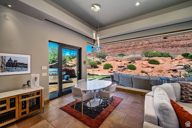2336 W Entrada Trl Unit 26, St George, UT 84770 - dining space featuring recessed lighting and baseboards