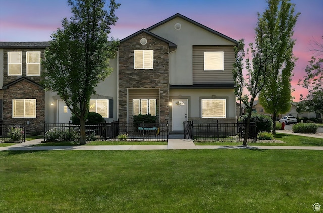 487 W 1490 N Unit 106, Logan, UT 84341 - view of front of home with stone siding and stucco siding