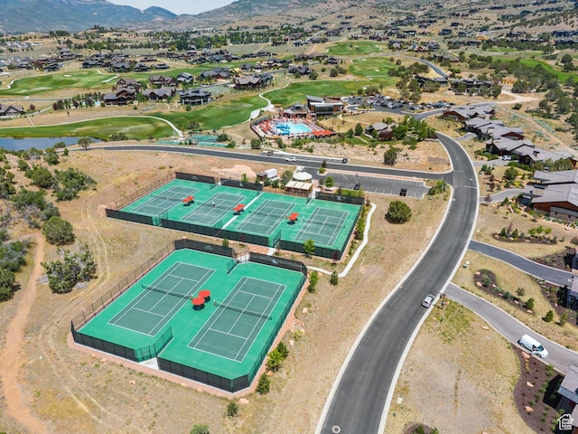 3057 E Corral Peak Cir Unit 147, Heber City, UT 84032 - bird's eye view of a golf club and a water and mountain view