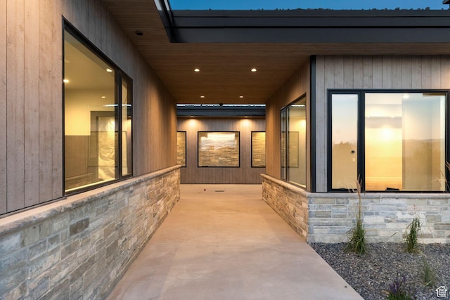 3057 E Corral Peak Cir Unit 147, Heber City, UT 84032 - view of exterior entry featuring stone siding