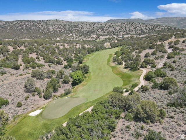 3057 E Corral Peak Cir Unit 147, Heber City, UT 84032 - bird's eye view of a local golf course and mountains