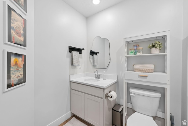 4913 W Olympic View Dr S, Kearns, UT 84118 - half bathroom with vanity and toilet