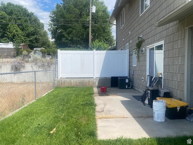 526 W 200 S, Brigham City, UT 84302 - fenced backyard featuring a patio area