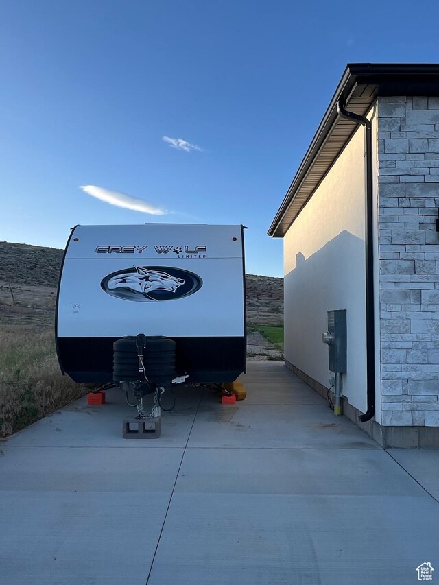 420 W 350 N, Gunnison, UT 84634 - exterior view of stone siding