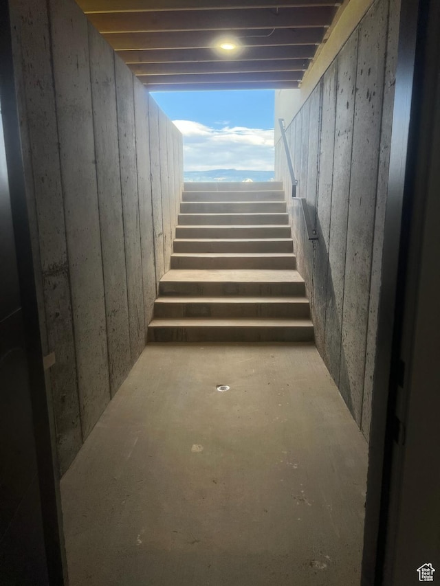 420 W 350 N, Gunnison, UT 84634 - stairway featuring concrete flooring