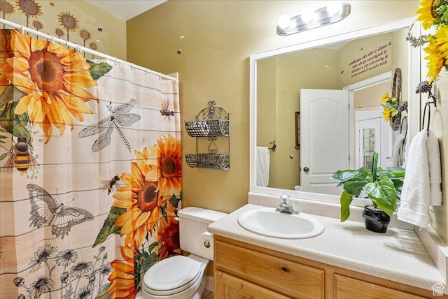2602 W 11625 S, Riverton, UT 84095 - full bath featuring vanity and a shower with shower curtain