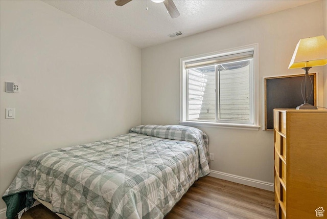 2602 W 11625 S, Riverton, UT 84095 - bedroom with wood finished floors and ceiling fan