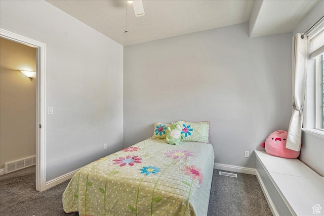 2602 W 11625 S, Riverton, UT 84095 - carpeted bedroom featuring baseboards and a ceiling fan