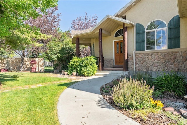 2602 W 11625 S, Riverton, UT 84095 - entrance to property featuring stone siding and stucco siding