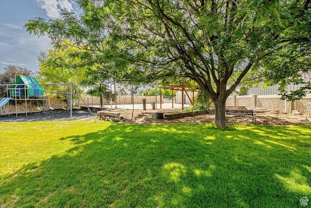 2602 W 11625 S, Riverton, UT 84095 - view of yard featuring a playground