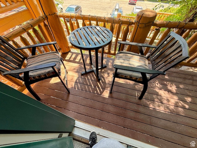 5060 E Lake View Dr N Unit 1108, Eden, UT 84310 - view of wooden deck