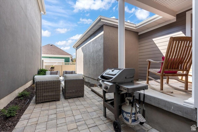 10848 S Tahoe Way S, Jordan, UT 84009 - view of patio with area for grilling