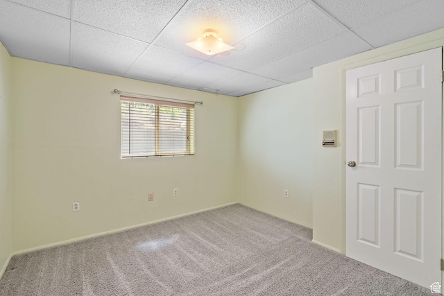 8711 S Rustler Rd, Cottonwood Heights, UT 84093 - carpeted spare room with a paneled ceiling