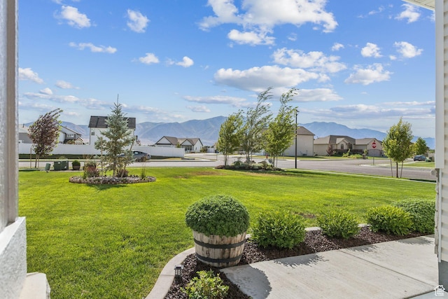 910 W 800 N, Tremonton, UT 84337 - view of grassy yard with a residential view and a mountain view