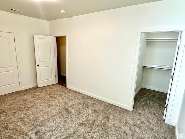 4843 W S Jordan Pkwy S, South Jordan, UT 84009 - unfurnished bedroom with carpet floors, a walk in closet, and a closet