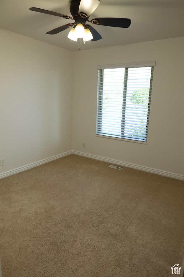 2681 N 3375 W, Plain City, UT 84404 - carpeted empty room with ceiling fan and baseboards