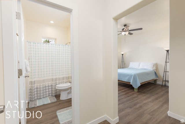 785 N Homestead St, Hildale, UT 84784 - bedroom featuring wood finished floors and ensuite bathroom