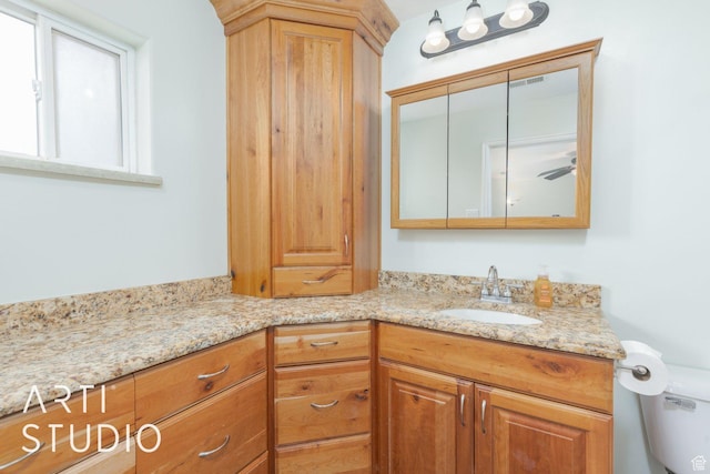 785 N Homestead St, Hildale, UT 84784 - bathroom with vanity and toilet