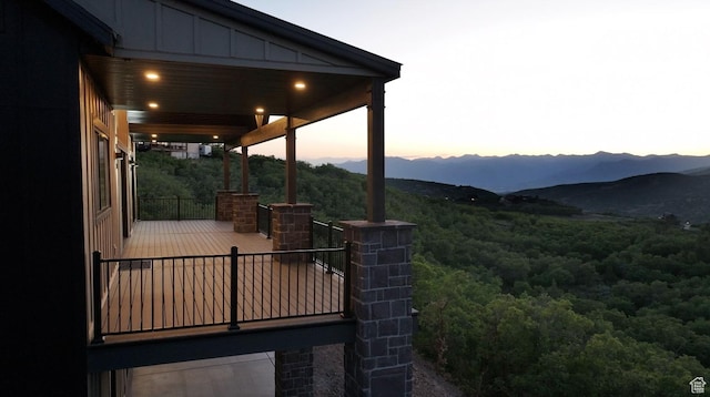 9281 E Rdg Pine Dr, Heber City, UT 84032 - mountain view featuring a heavily wooded area