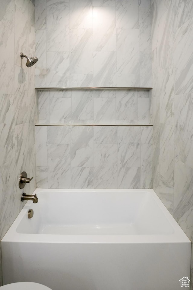 9281 E Rdg Pine Dr, Heber City, UT 84032 - bathroom with tub / shower combination and toilet