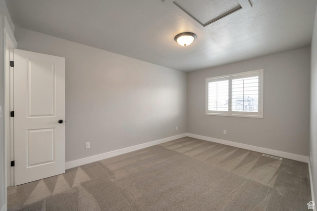 3552 W 2950 N, Lehi, UT 84043 - carpeted spare room featuring attic access and a textured ceiling