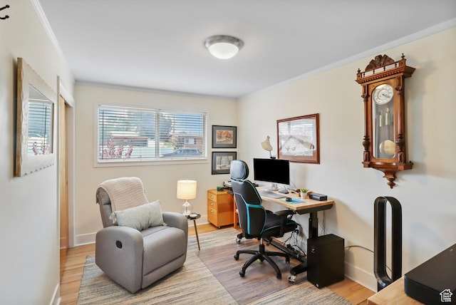 61 E 1700 S, Bountiful, UT 84010 - office featuring crown molding and wood finished floors