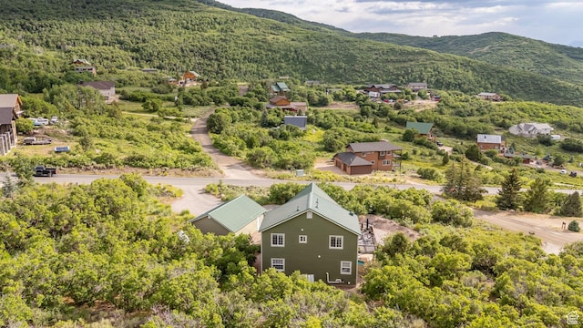 1719 Clyde Lake Dr Unit 346, Heber City, UT 84032 - bird's eye view of a mountain backdrop and a heavily wooded area