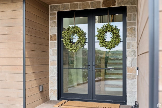 1400 Weber Wild Rd, Oakley, UT 84055 - property entrance featuring french doors