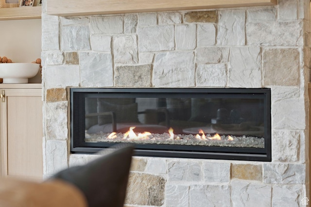 1400 Weber Wild Rd, Oakley, UT 84055 - detailed view of a glass covered fireplace
