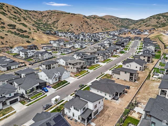 5796 N Valley View Rd, Lehi, UT 84043 - aerial view of residential area with a mountain backdrop