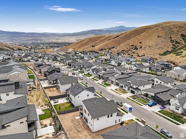 5796 N Valley View Rd, Lehi, UT 84043 - aerial view of residential area featuring mountains