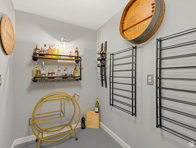 5796 N Valley View Rd, Lehi, UT 84043 - interior space with baseboards and finished concrete flooring