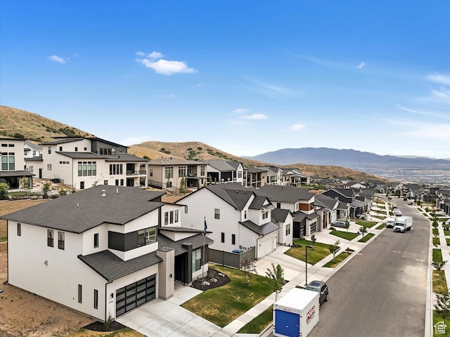 5796 N Valley View Rd, Lehi, UT 84043 - aerial perspective of suburban area with a mountain backdrop
